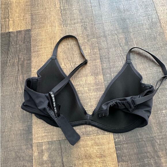 Skims Black Weightless Scoop Bra Size 32C - Picture 4 of 10